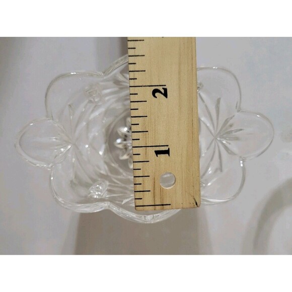 GODINGER Shannon Crystal Sugar Bowl And Creamer Set Scalloped- Missing Sugar Lid - Picture 3 of 6